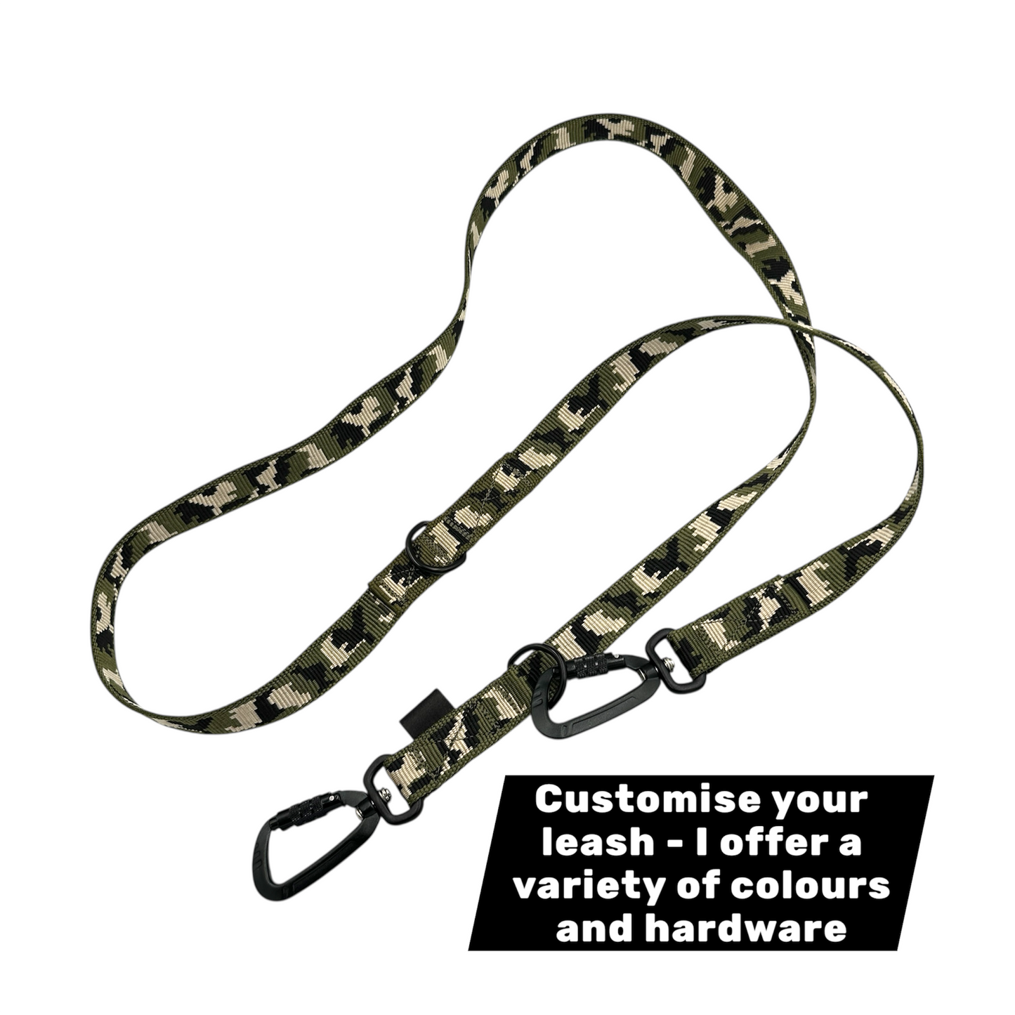 Dual-Clip Training Dog Lead - Design Your Own