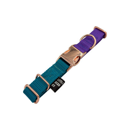 Two-Tone Buckle Dog Collar | Adjustable - Design Your Own